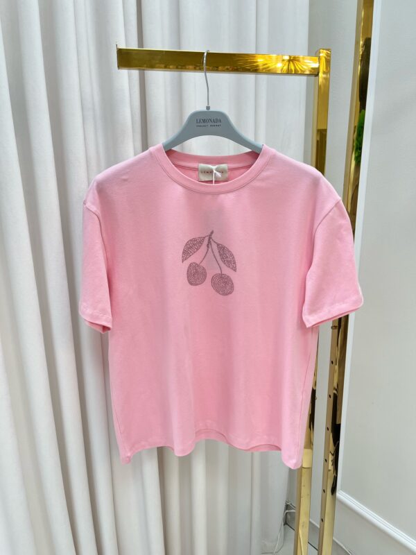 T-shirt wisienki róż